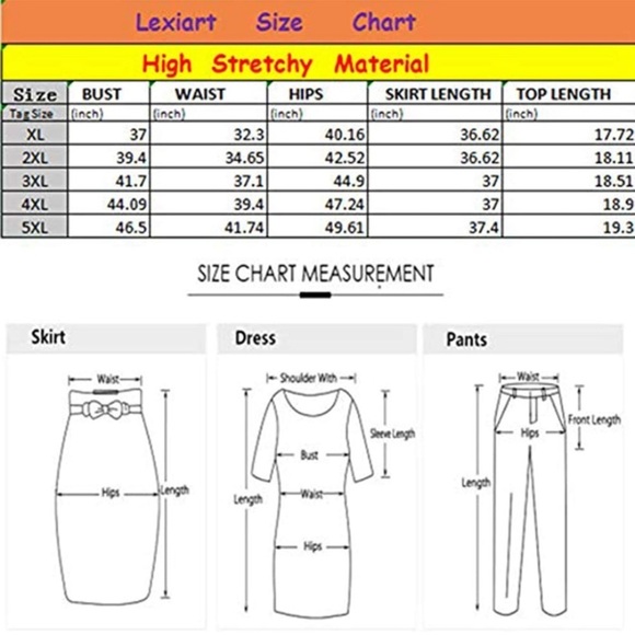 Lexiart Stretchy 2 Piece Dresses Bodycon Tanks Crop Top Bandage Midi Skirt Suit - Picture 3 of 4